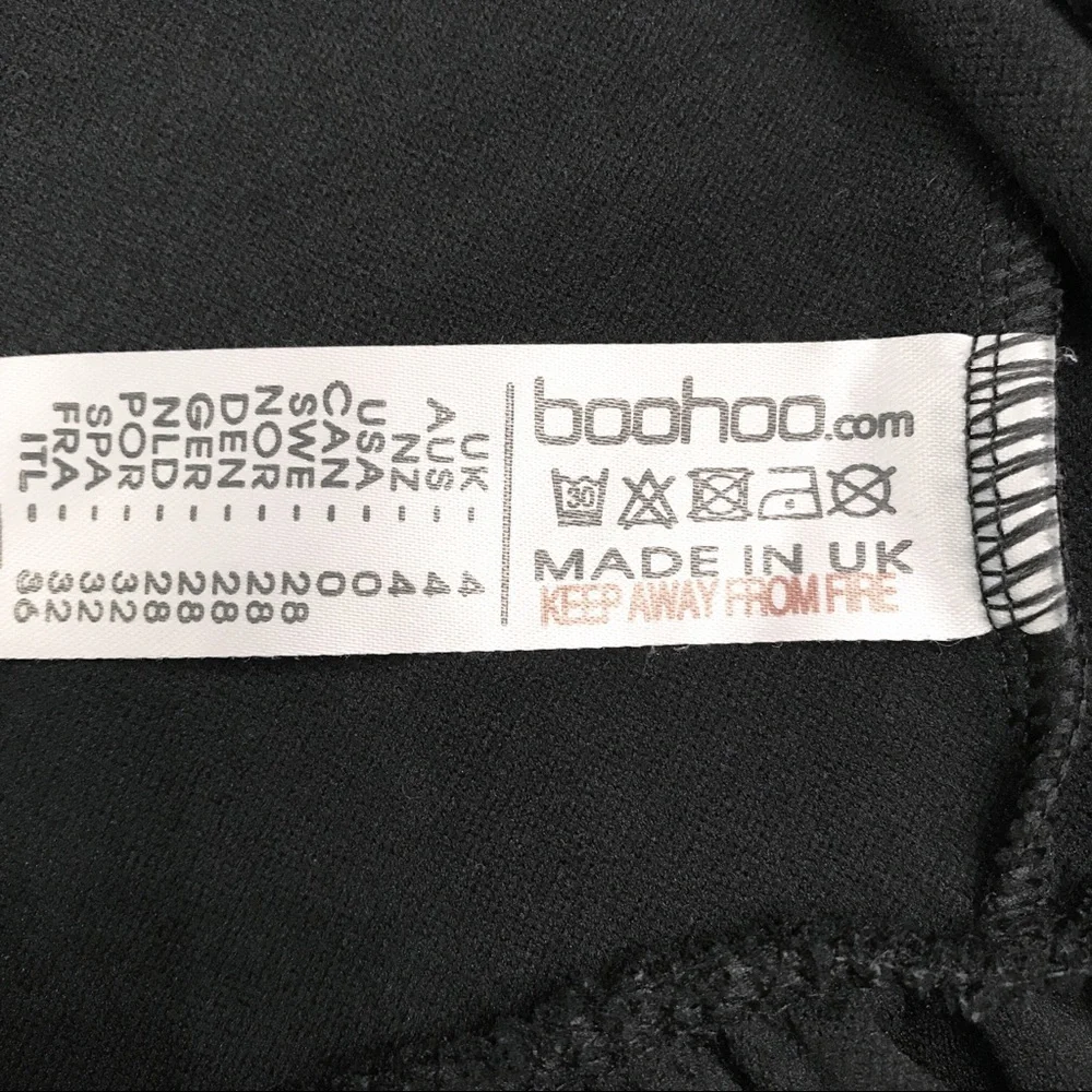 boohoo Black Lightweight Blazer with Bell Sleeves - Picture 8 of 12